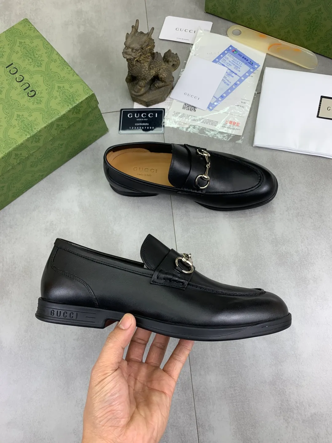 Men's men's shoes 💰P520 [New style] Water dyed cowhide 💰💎💎💎 [Gucci] GUCCI high-end classic men's formal business leather shoes, original order 1:1 authentic goods! Original imported high-end calfskin, original metal buckle, imported first-layer cowhide lining for feet, original outsole, men's shoe size: 38-44 (45 customized) Multiple colors available